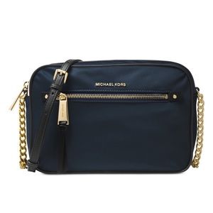 Michael Kors Nylon East West Crossbody [Navy Blue]